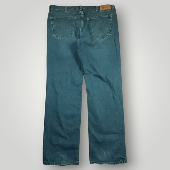 Levi's 541 Jeans Mens 38x32 Athletic Taper Fit Distressed Medium Wash Stretch - Picture 2 of 9